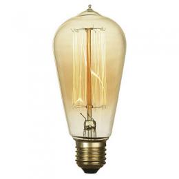Изображение продукта Лампа накаливания E27 60W 2700K прозрачная 
